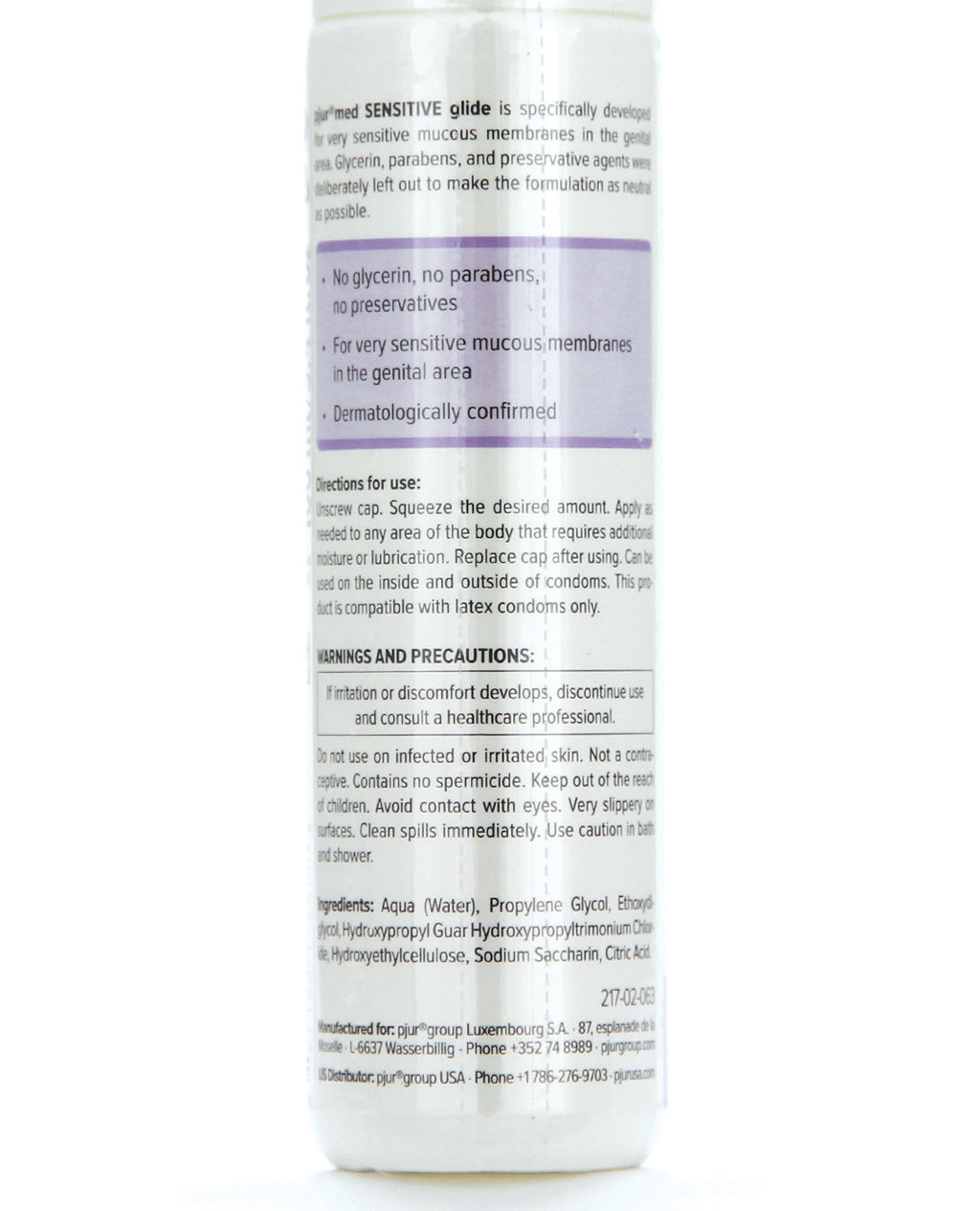 Pjur Pjur Med Sensitive Glide Water Based Personal Lubricant - 100 ml Bottle - Image 2