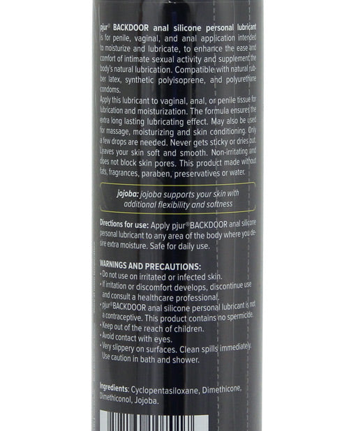 Pjur Pjur Back Door Anal Silicone Personal Lubricant - 100 ml Bottle - Image 2