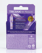 Trojan Trojan Her Pleasure Condoms - Box of 3 - Image 2