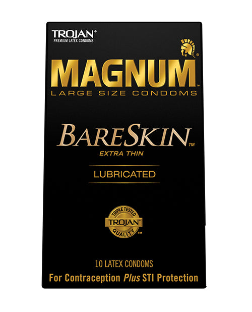 Trojan Trojan Magnum Bareskin Condoms - Box of 10 - Image 2