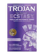 Trojan Trojan Her Pleasure Ecstasy Condoms - Box of 10