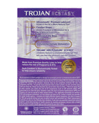 Trojan Trojan Her Pleasure Ecstasy Condoms - Box of 10 - Image 2