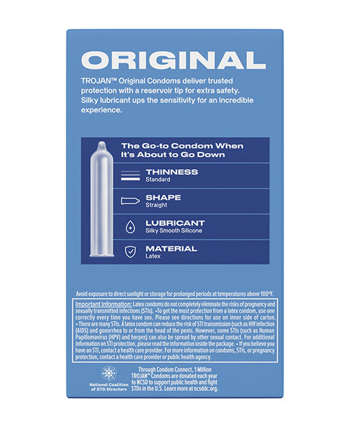 Trojan Trojan Enz Lubricated Condoms - Box of 12 - Image 4