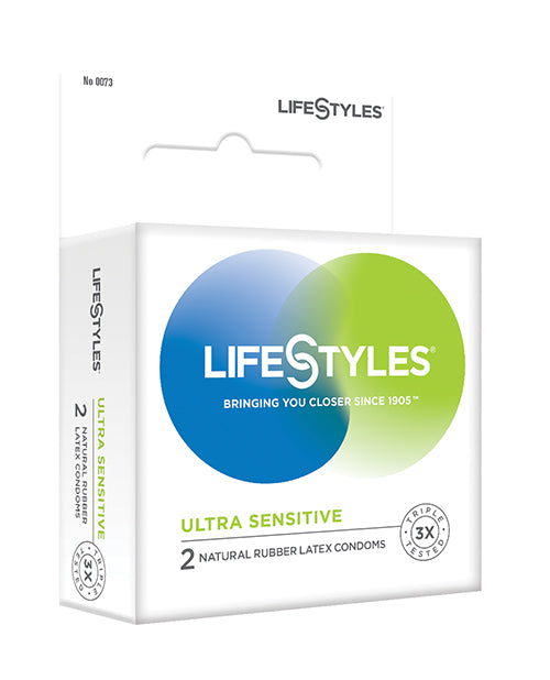 Lifestyles Lifestyles Ultra Sensitive Condoms - Box of 3 - Image 2