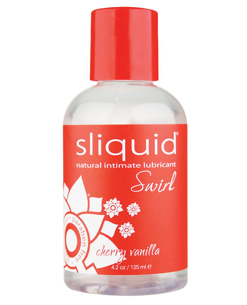 Sliquid Sliquid Naturals Swirl Flavored Lubricant - 4.2 oz Cherry Vanilla