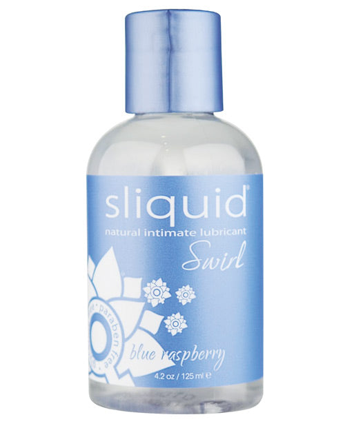 Sliquid Sliquid Naturals Swirl Flavored Lubricant - 4.2 oz Blue Raspberry
