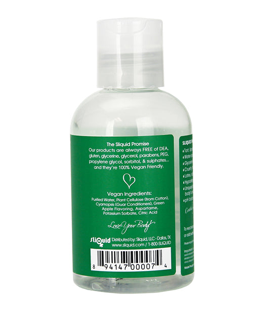 Sliquid Sliquid Naturals Swirl Flavored Lubricant - 4.2 oz Green Apple - Image 2