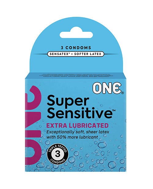 One ONE Super Sensitive Condoms - Box of 3