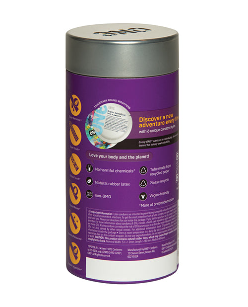 One ONE Mixed Pleasures Condoms - Jar of 12 - Image 2