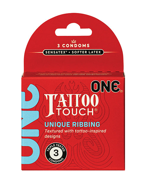 One ONE Tattoo Touch Condoms - Pack of 3