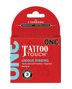 One ONE Tattoo Touch Condoms - Pack of 3