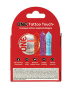 One ONE Tattoo Touch Condoms - Pack of 3 - Image 2