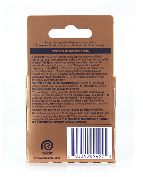 Durex Durex Avanti Real Feel Non-Latex Condoms - Pack of 3 - Image 2