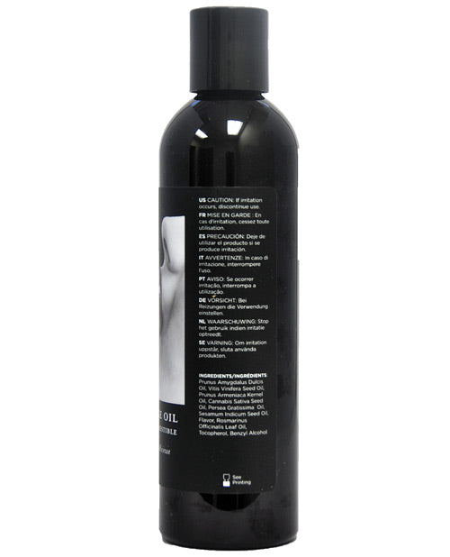 Earthly Body Earthly Body Edible Massage Oil - 8 oz Strawberry - Image 2
