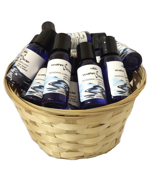 Earthly Body Earthly Body WaterSlide Personal Lubricant - 1 oz (Basket of 30)