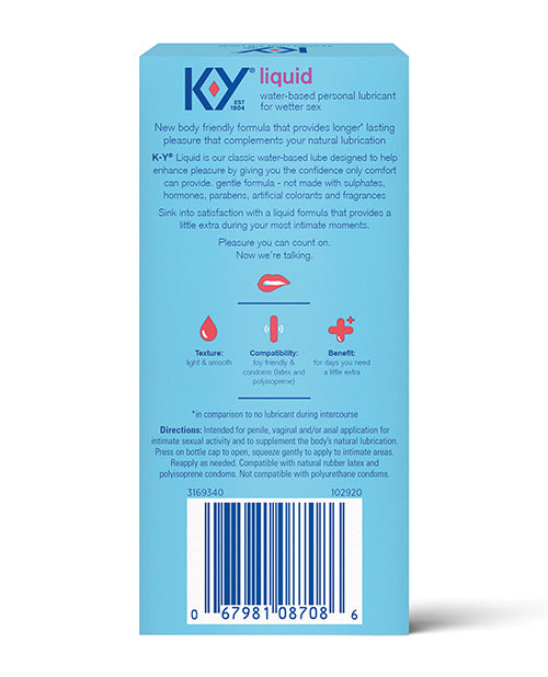 K-Y K-Y Natural Feeling Liquid Personal Lubricant - 2.4 oz - Image 3
