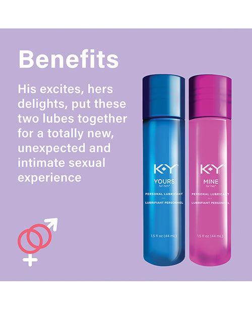 K-Y K-Y Yours & Mine Couples Lubricant Gift Set - Image 5