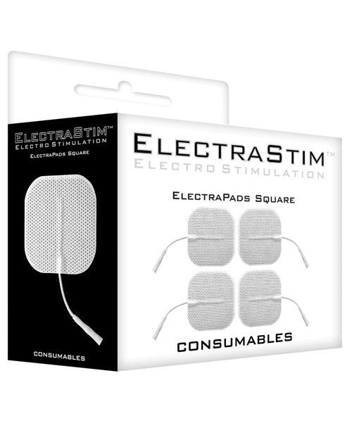 ElectraStim ElectraStim Square Self-Adhesive ElectraPads - Pack of 4 - Image 2