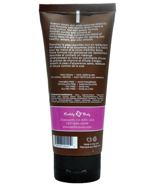 Earthly Body Earthly Body Hand & Body Lotion - 7 oz Skinny Dip - Image 2