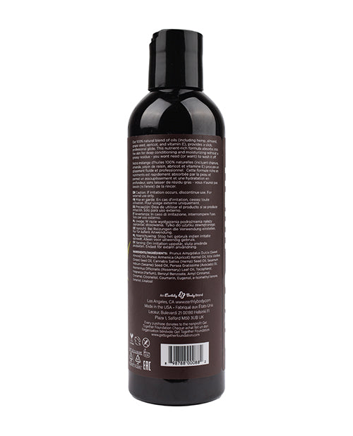 Earthly Body Earthly Body Massage & Body Oil - 8 oz Nag Champa - Image 3