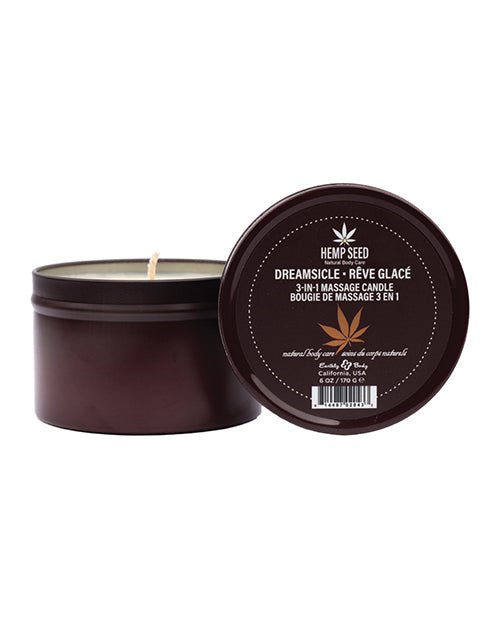 Earthly Body Earthly Body Suntouched Hemp Candle - 6 oz Dreamsicle