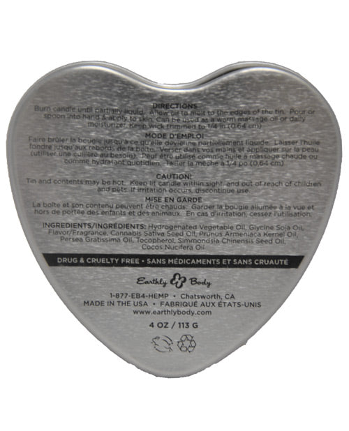 Earthly Body Earthly Body Suntouched Hemp Edible Candle - 4.7 oz Vanilla - Image 2