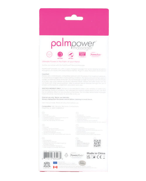 Palm Power Palm Power Massager - Fuschia/Black - Image 5