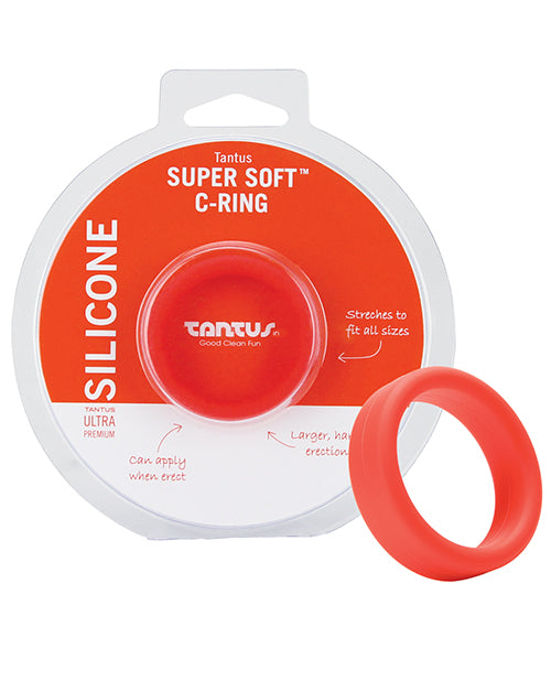 Tantus Tantus Supersoft C-Ring - Crimson - Image 2