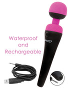 Palm Power Palm Power Rechargeable Massager - Fuschia/Black - Image 3