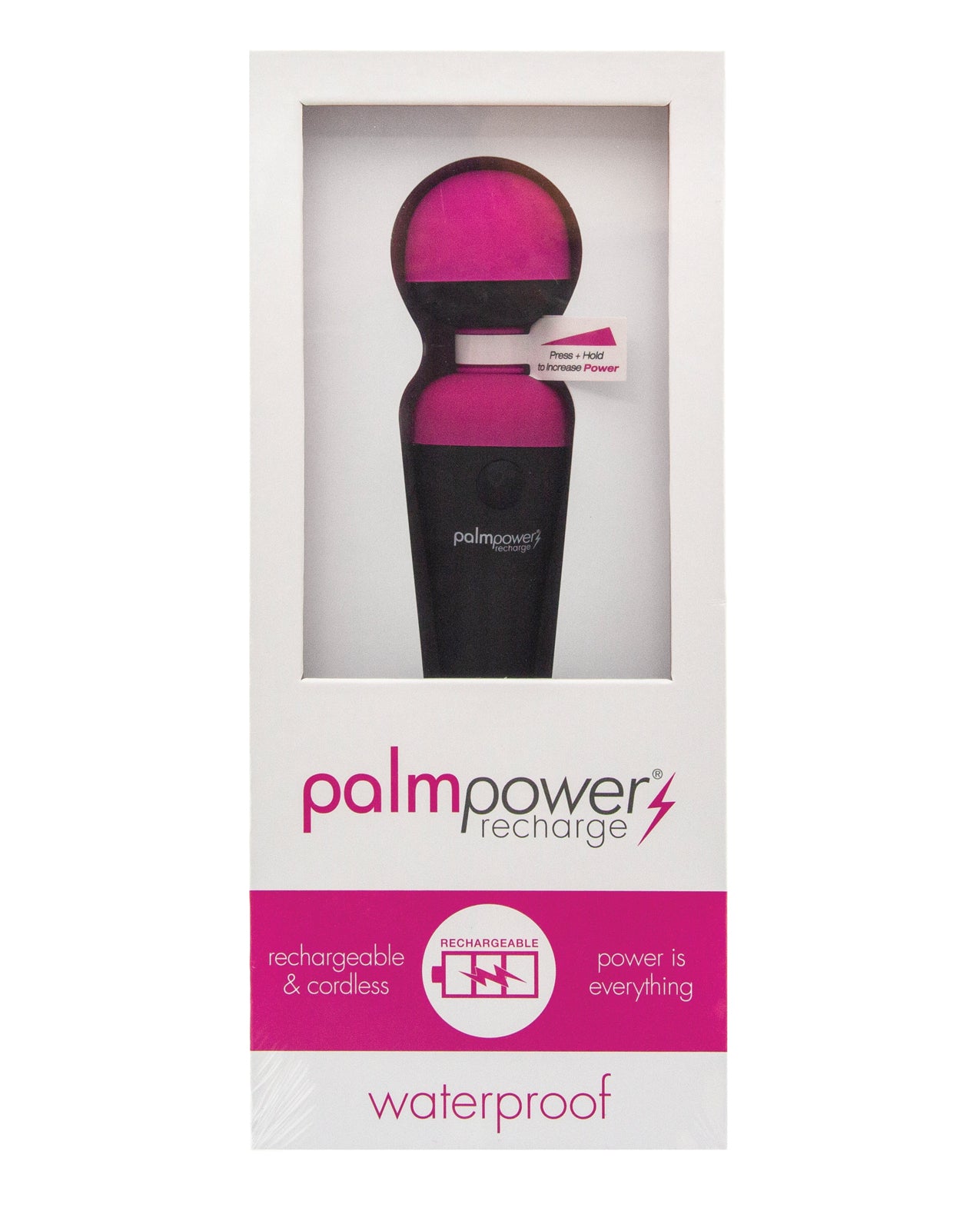 Palm Power Palm Power Rechargeable Massager - Fuschia/Black - Image 4