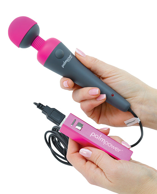 Palm Power Palm Power Plug & Play Massager - Fuschia/Black - Image 3
