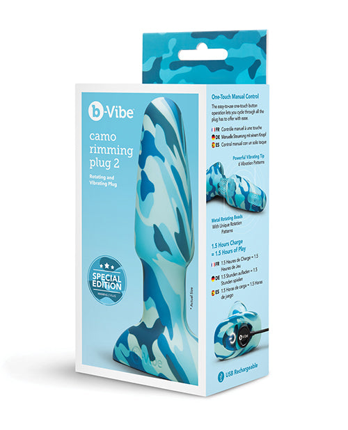 b-vibe b-Vibe Rimming Plug 2 - Camo - Image 7