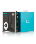 b-vibe b-Vibe Rimming Plug 2 with Rotating Beads - Black - Image 3