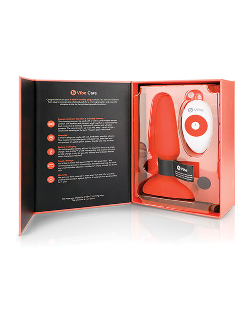 b-vibe b-Vibe Rimming Plug 2 - Orange - Image 7