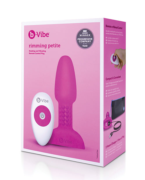 b-vibe b-Vibe Petite Rimming Plug - Fuchsia - Image 2