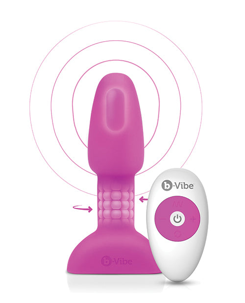 b-vibe b-Vibe Petite Rimming Plug - Fuchsia - Image 3