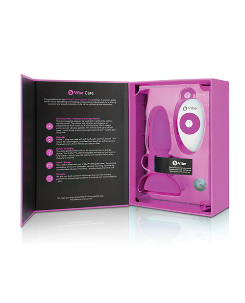 b-vibe b-Vibe Petite Rimming Plug - Fuchsia - Image 7