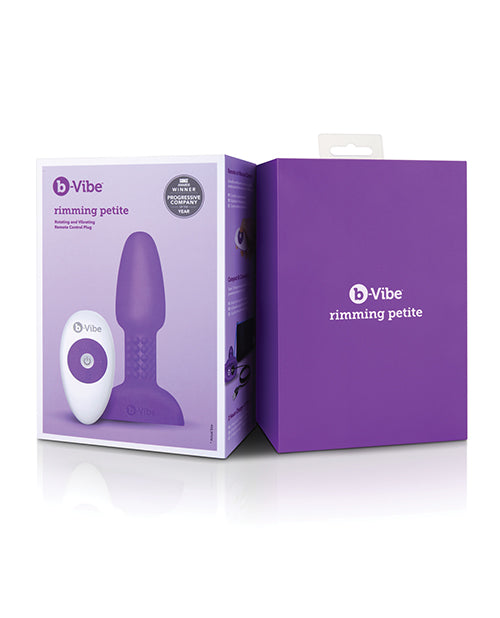 b-vibe b-Vibe Petite Rimming Plug - Purple - Image 4
