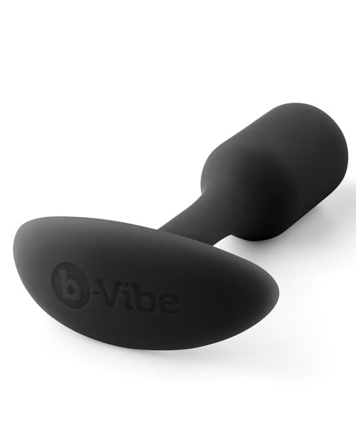 b-vibe b-Vibe Snug Plug 1 - 55g Weighted - Black - Image 3