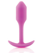 b-vibe b-Vibe Snug Plug 1 - 55g Weighted - Fuchsia - Image 2