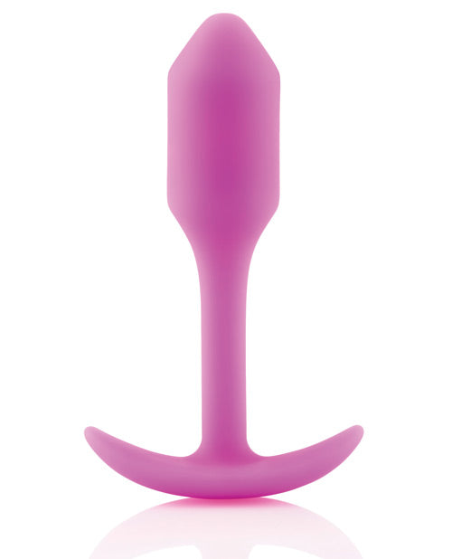 b-vibe b-Vibe Snug Plug 1 - 55g Weighted - Fuchsia - Image 2