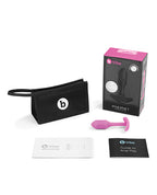 b-vibe b-Vibe Snug Plug 1 - 55g Weighted - Fuchsia - Image 3