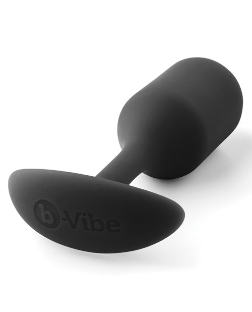 b-vibe b-Vibe Snug Plug 2 - 114g Weighted - Black - Image 2