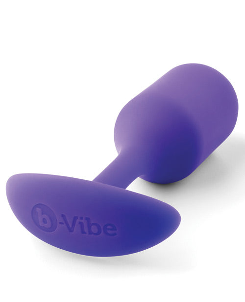 b-vibe b-Vibe Snug Plug 2 - 114g Weighted - Purple - Image 2