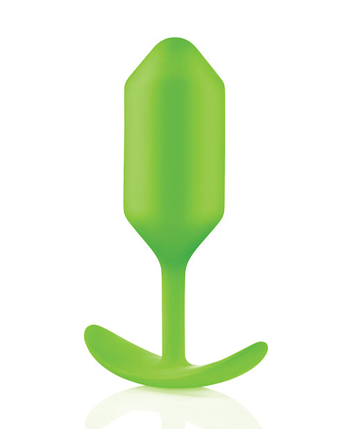 b-vibe b-Vibe Weighted Snug Plug 3 - 180g - Lime - Image 3