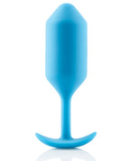 b-vibe b-Vibe Snug Plug 3 - 180g Weighted - Teal - Image 2