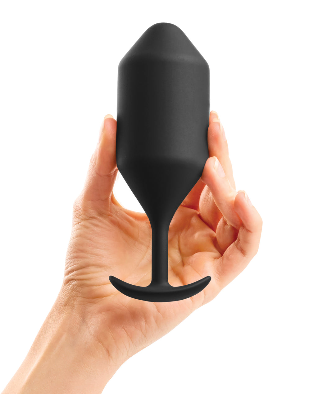 b-vibe b-Vibe Snug Plug 5 - 350g Weighted - Black - Image 5