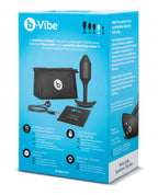 b-vibe b-Vibe Vibrating Snug Plug 2 / Medium - 112g - Black - Image 5
