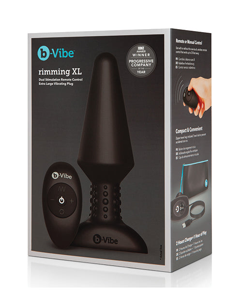 b-vibe b-Vibe Rimming Plug XL - Black - Image 2