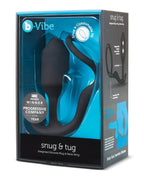 b-vibe b-Vibe Snug & Tug - 128g - Plug & Penis Ring - Black - Image 4